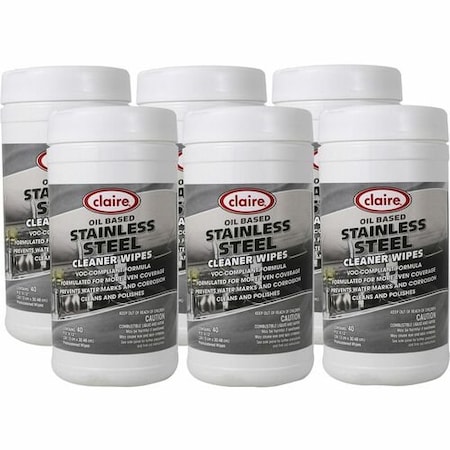Claire Steel, CitrusScent, 9-1/2inx12in, 40/Tub,  CGCCL993CT